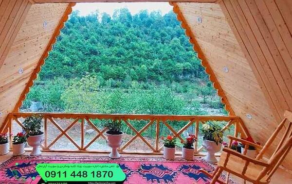 عکس کلبه چوبی در گیلان