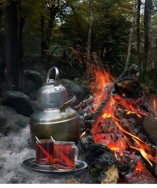 عکس چای دونفره عاشقانه