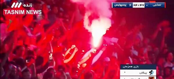 عکس آتش پرسپولیس
