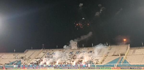 عکس آتش پرسپولیس