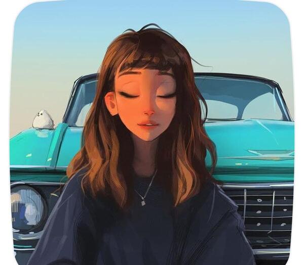 عکس پروفایل دخترانه نقاشی