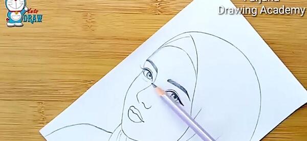 عکس زیباترین نقاشی دختر