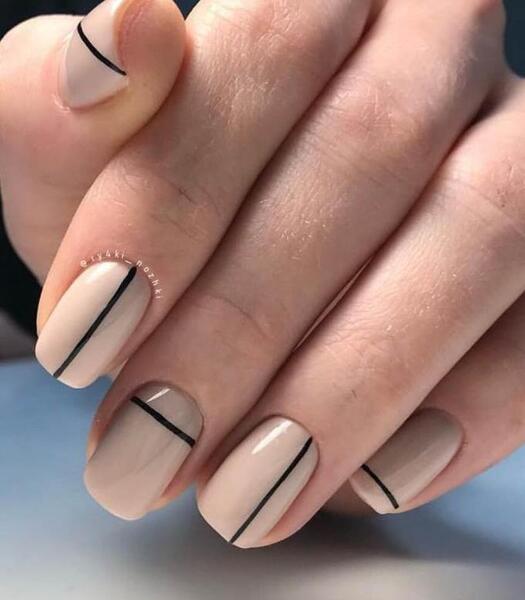 عکس طراحی ناخن های کوتاه