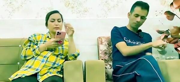 عکس نوشته محسن و نیلوفر