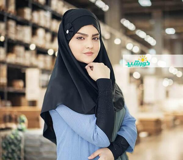 عکس مقنعه آستین دار