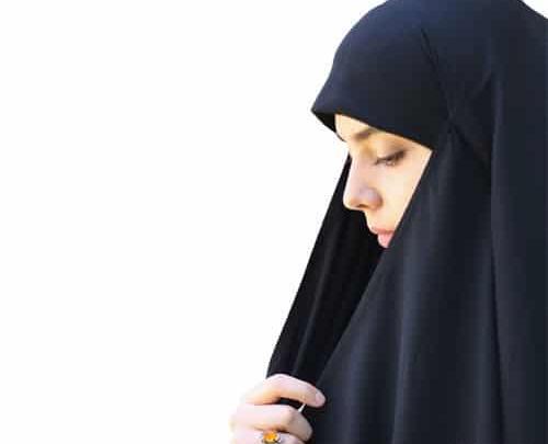 عکس چادر لبنانی نقابدار