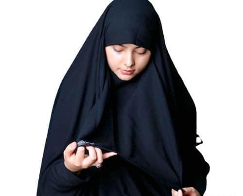 عکس چادر لبنانی نقابدار