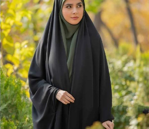 عکس چادر لبنانی نقابدار