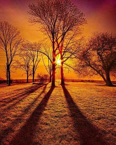 عکس نوشته غروب غمگین