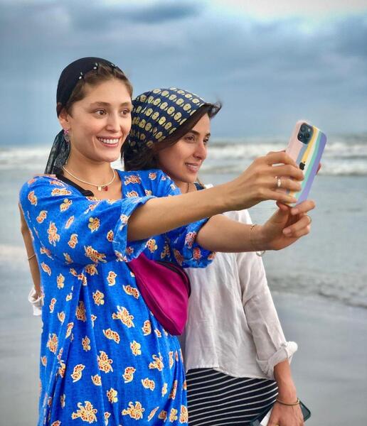 عکس فرشته حسینی سیگار
