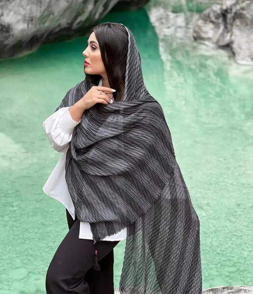 عکس شال ابی کاربنی
