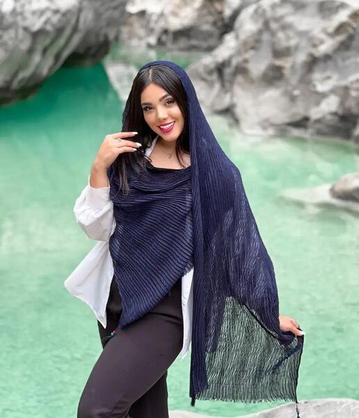 عکس شال ابی کاربنی