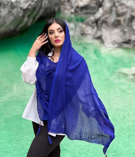 عکس شال ابی کاربنی