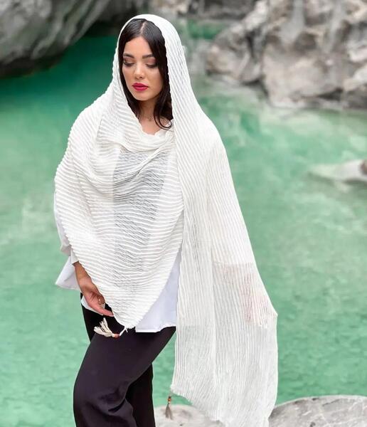 عکس شال ابی کاربنی