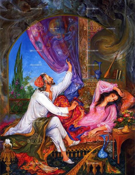 عکس پروفایل دختر نقاش