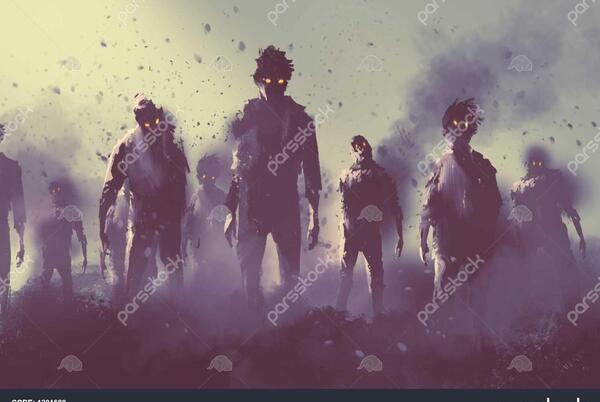 عکس نقاشی زامبی