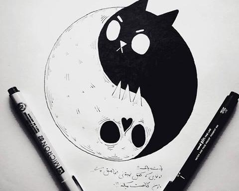 عکس ایده نقاشی با مداد رنگی اسان