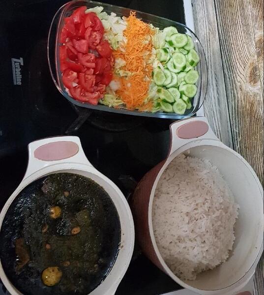 عکس غذا روی گاز