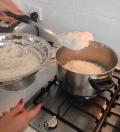 عکس غذا روی گاز