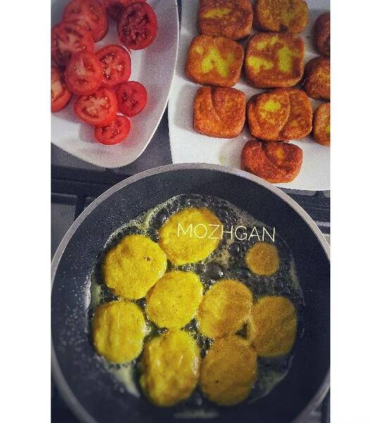 عکس غذا روی گاز