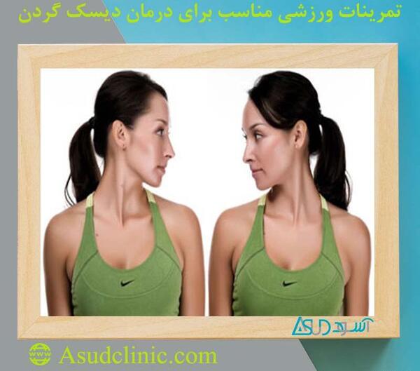 عکس ورزش دیسک گردن