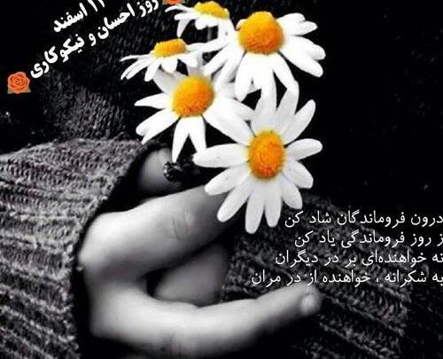 عکس نوشته روز احسان و نیکوکاری