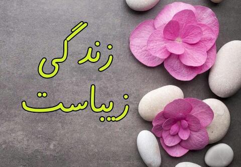 عکس نوشته زندگی زیباست