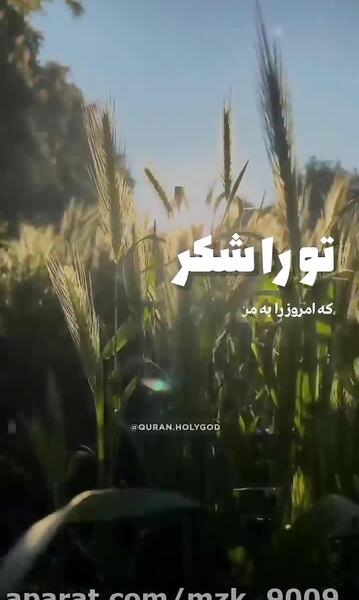 عکس استوری واتساپ خدایا شکرت