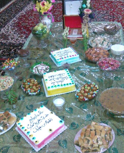 عکس سفره حضرت زهرا