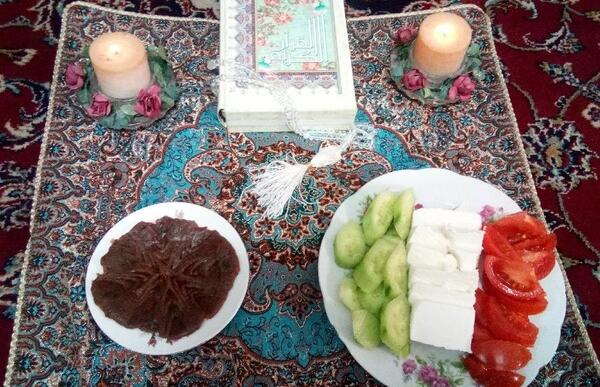 عکس سفره حضرت زهرا