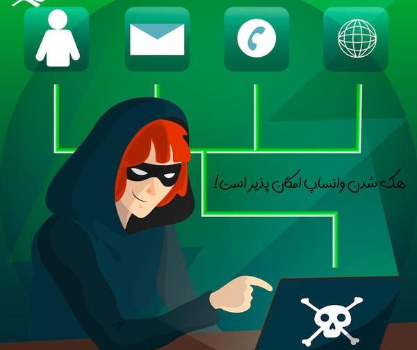 عکس واتساپ هک شده