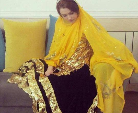 عکس بهنوش بختیاری با لباس محلی