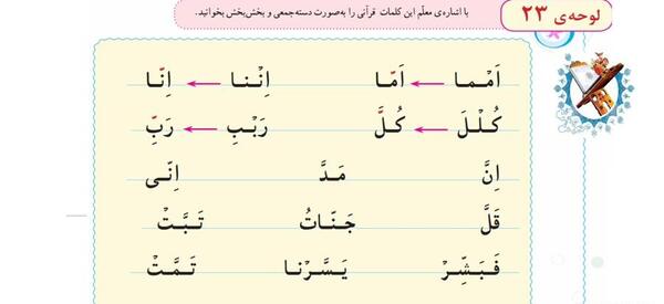 عکس قران کلاس اول