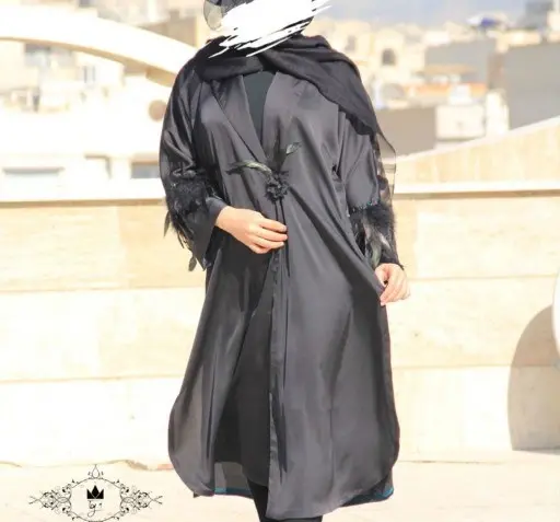عکس مانتو اسپرت مشکی