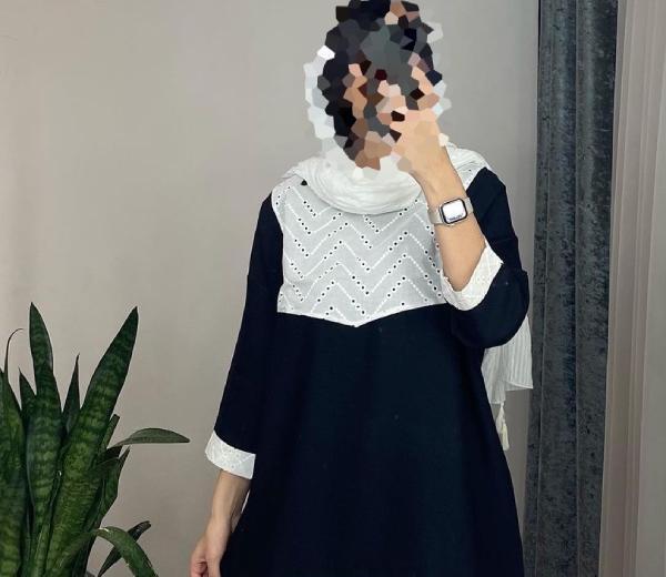 عکس مانتو اسپرت مشکی