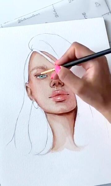 عکس طراحی ساده چشم