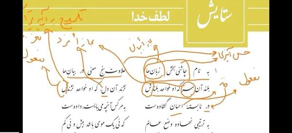 عکس نوشته ستایش خدا