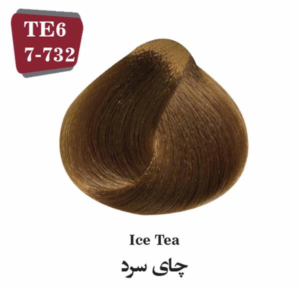 عکس رنگ موی چای سرد