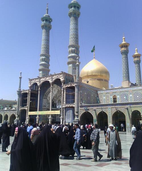 عکس حرم قم