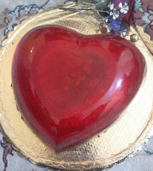 عکس ژله قلبی سورپرایز