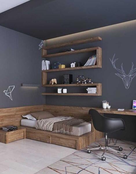 عکس ایده دیزاین اتاق ساده