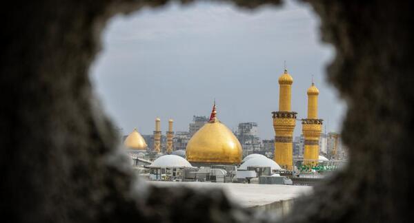 عکس حرم امام رضا و امام حسین