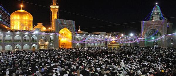 عکس حرم امام رضا و امام حسین