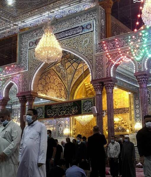عکس حرم امام رضا و امام حسین