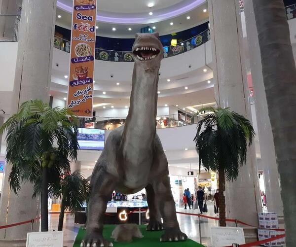 عکس دایناسور قشم