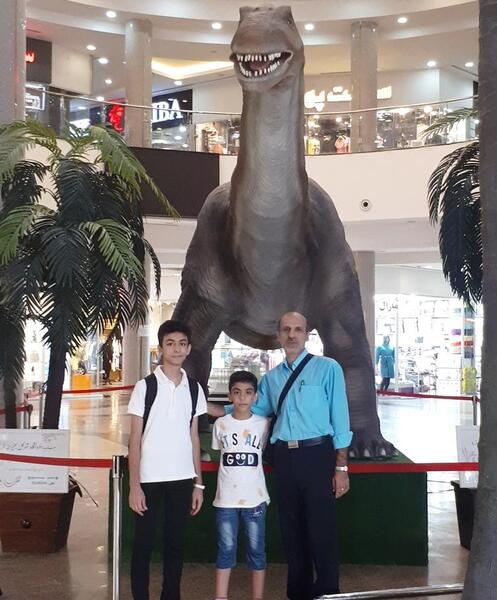 عکس دایناسور قشم