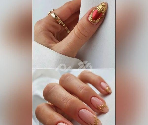 عکس طرح ناخن ساده دخترانه