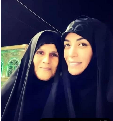 عکس مادر الهام چرخنده