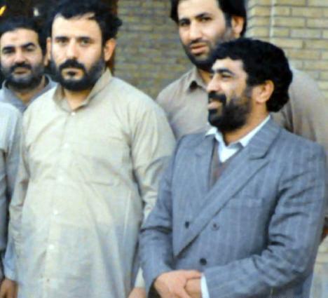 عکس شیخ حسین انصاریان با علی انصاریان