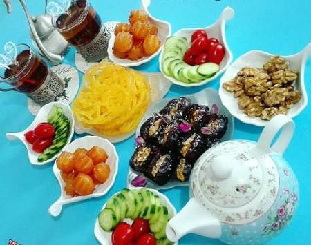 عکس ماه رمضان زولبیا بامیه